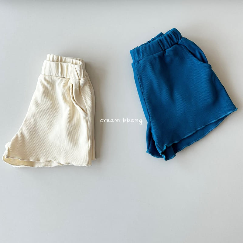 Cream Bbang - Korean Children Fashion - #todddlerfashion - Rib Shorts - 10