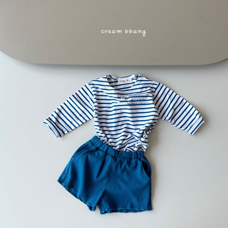 Cream Bbang - Korean Children Fashion - #toddlerclothing - Marine ST Tee - 5
