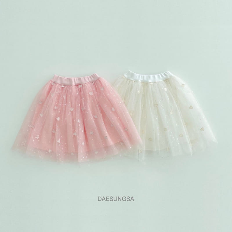 Dae Sung Sa - Korean Children Fashion - #childofig - Heart Sha Skirt - 3