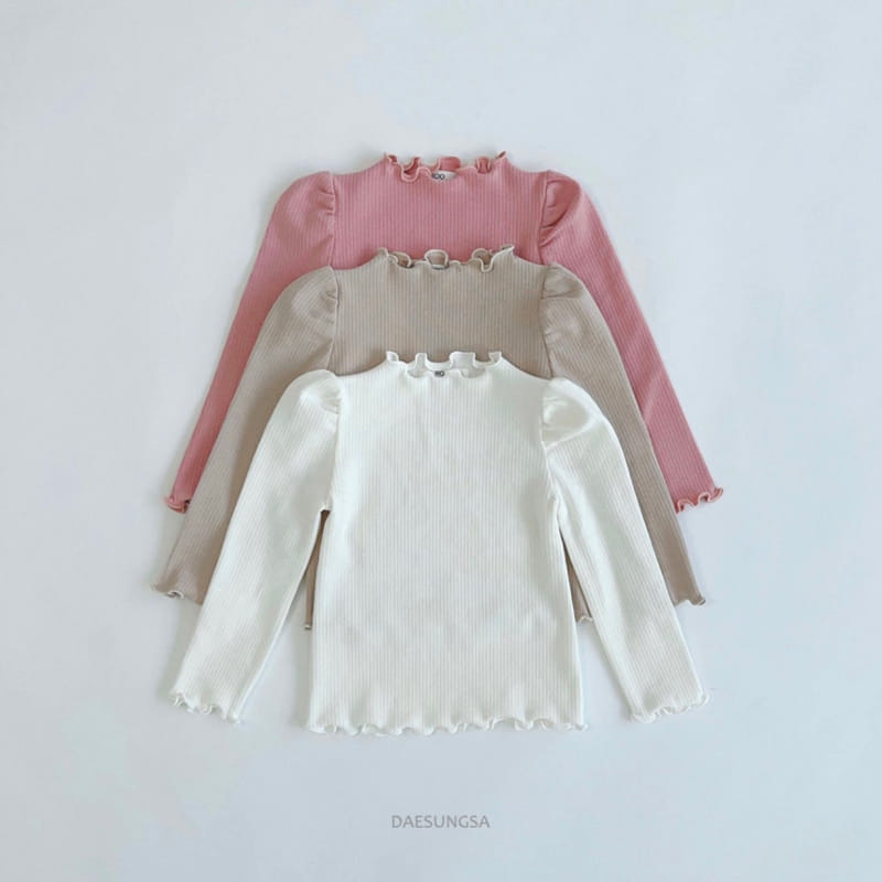 Dae Sung Sa - Korean Children Fashion - #designkidswear - Rib Tight Terry Tee - 8