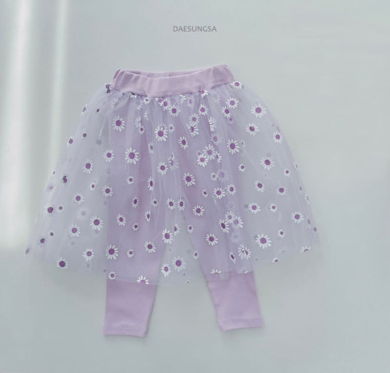 Dae Sung Sa - Korean Children Fashion - #designkidswear - Daisy Skirt Leggings - 4