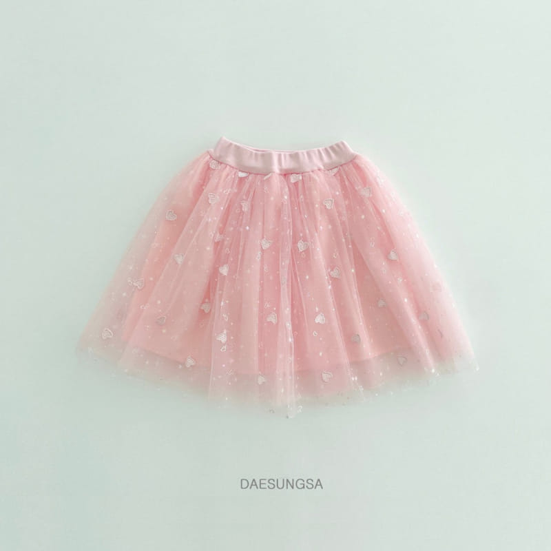 Dae Sung Sa - Korean Children Fashion - #discoveringself - Heart Sha Skirt - 7