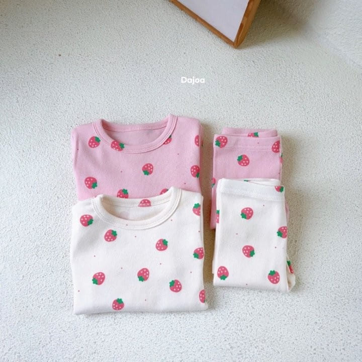Dajoa - Korean Children Fashion - #childofig - Strawberry Easywear - 3