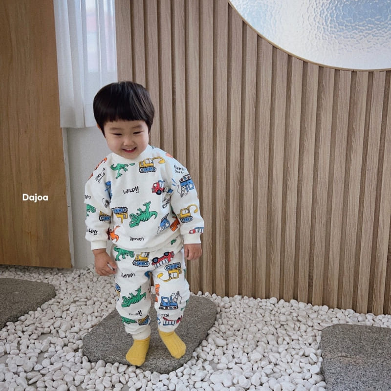 Dajoa - Korean Children Fashion - #childofig - Jurassic Top Bottom Set - 9