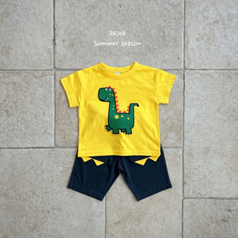 Dajoa - Korean Children Fashion - #childofig - Dinosaur Top Bottom Set - 5
