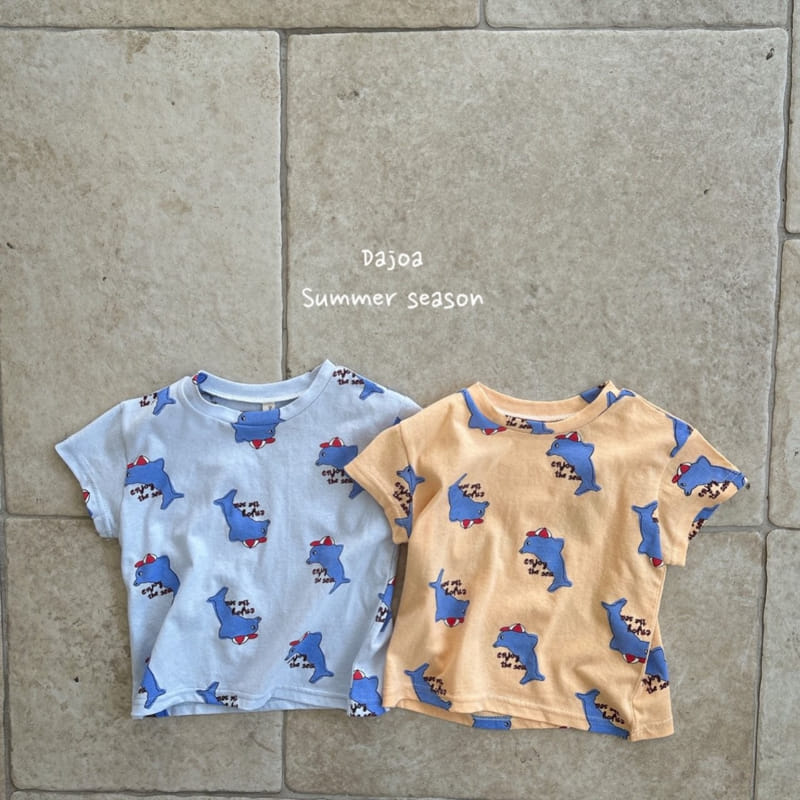Dajoa - Korean Children Fashion - #childofig - Dolphin Top Bottom Set - 4
