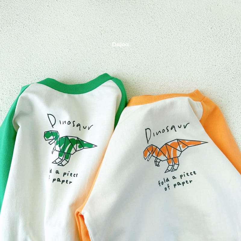 Dajoa - Korean Children Fashion - #kidsshorts - Dinosaur Top Bottom Set - 6