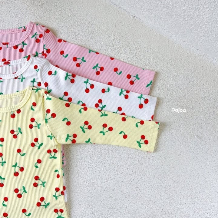 Dajoa - Korean Children Fashion - #kidsstore - Cherry Easywear - 3