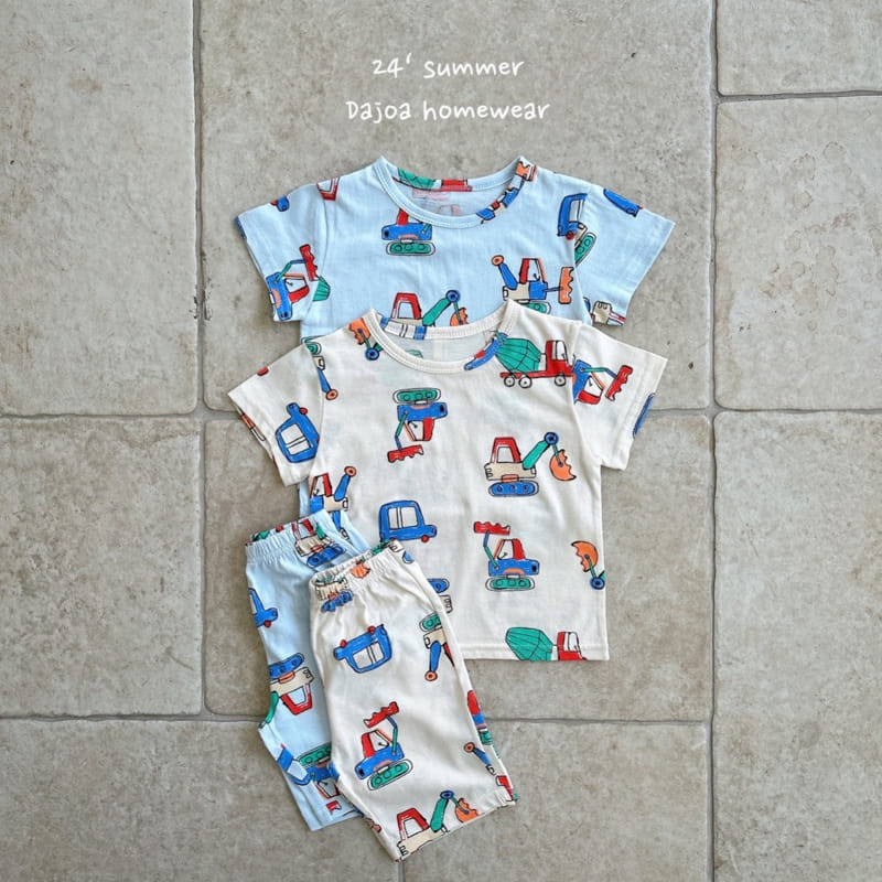 Dajoa - Korean Children Fashion - #kidzfashiontrend - Heavy Equipment Easy Wear