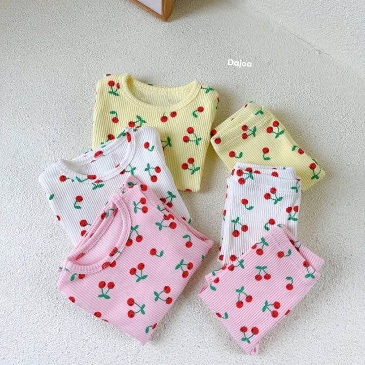 Dajoa - Korean Children Fashion - #littlefashionista - Cherry Easywear - 6