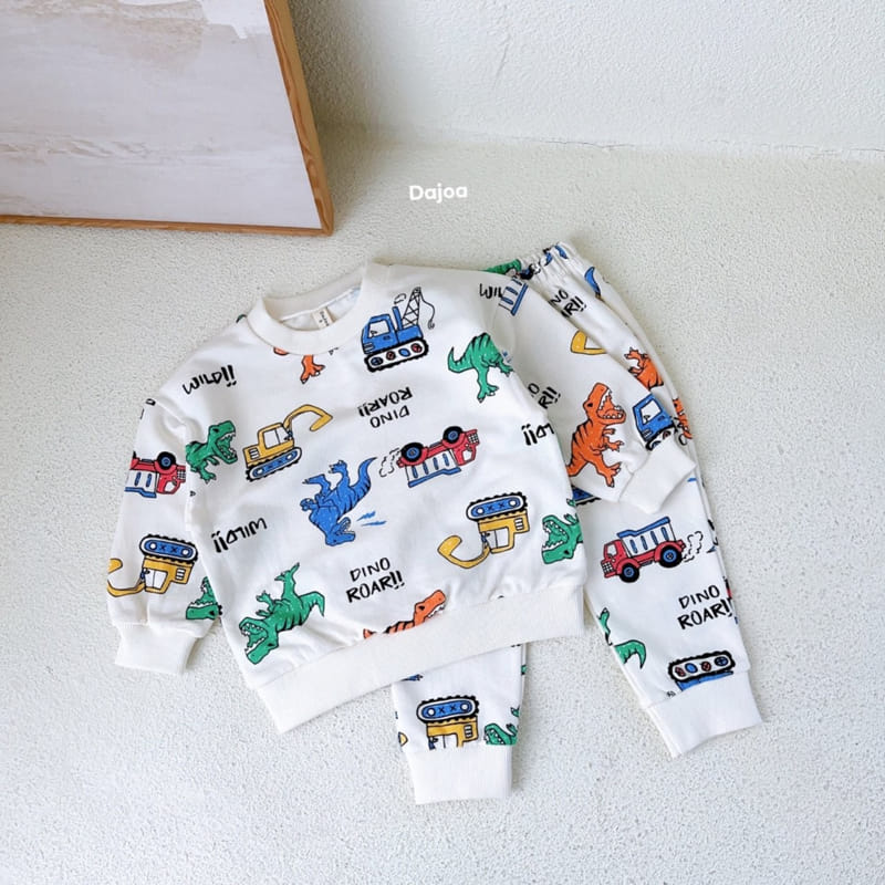Dajoa - Korean Children Fashion - #magicofchildhood - Jurassic Top Bottom Set - 5
