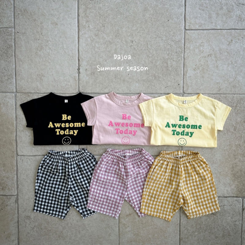 Dajoa - Korean Children Fashion - #magicofchildhood - Smile Top Bottom Set
