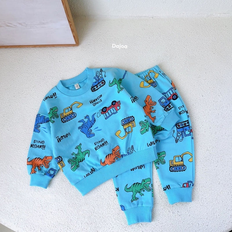 Dajoa - Korean Children Fashion - #minifashionista - Jurassic Top Bottom Set - 6