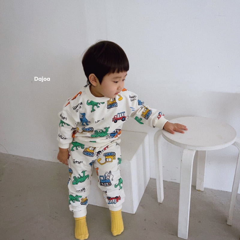 Dajoa - Korean Children Fashion - #prettylittlegirls - Jurassic Top Bottom Set - 7