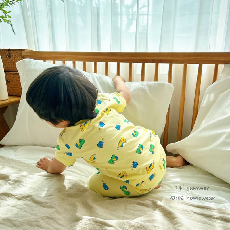 Dajoa - Korean Children Fashion - #toddlerclothing - Baby Car Easy Wear - 11