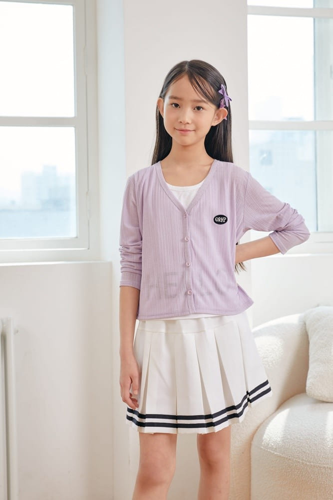 Dawon - Korean Children Fashion - #Kfashion4kids - Rib Cardigan - 6