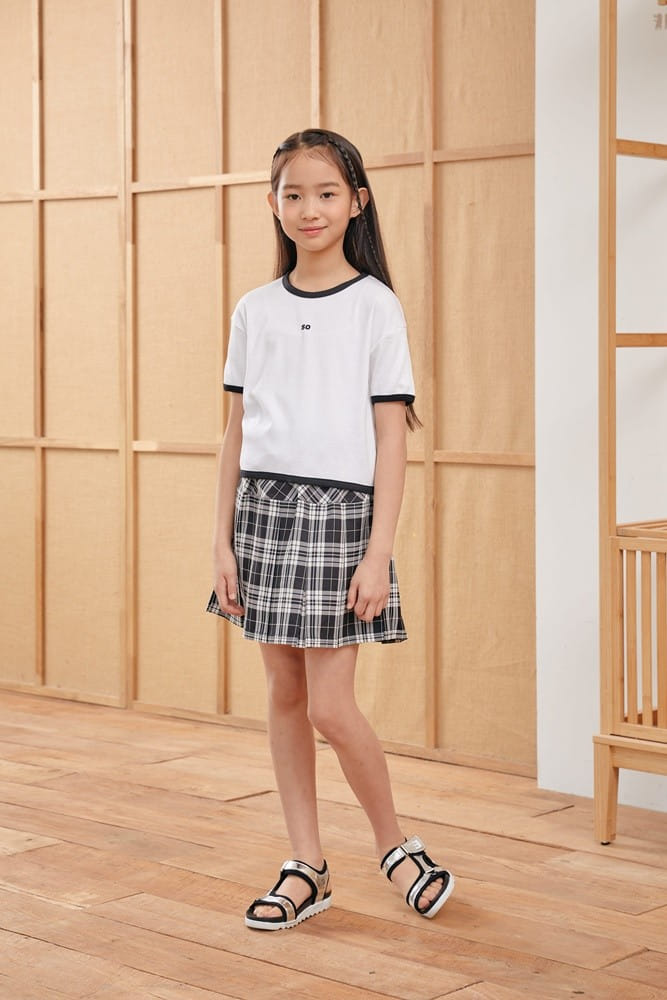 Dawon - Korean Children Fashion - #Kfashion4kids - Color Piping Tee - 6