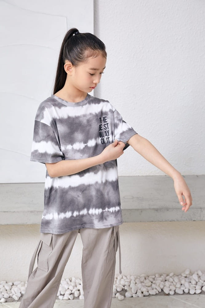 Dawon - Korean Children Fashion - #childofig - ST Water Paint Tee - 3