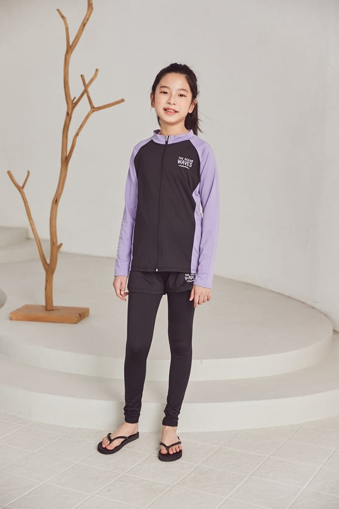 Dawon - Korean Children Fashion - #childofig - Ocean Rash Guard Top Bottom Set - 7
