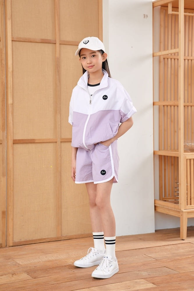 Dawon - Korean Children Fashion - #childofig - Zip Up Top Bottom Set - 6