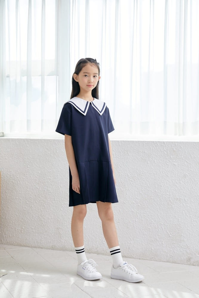 Dawon - Korean Children Fashion - #childofig - Sailor One-Piece - 6
