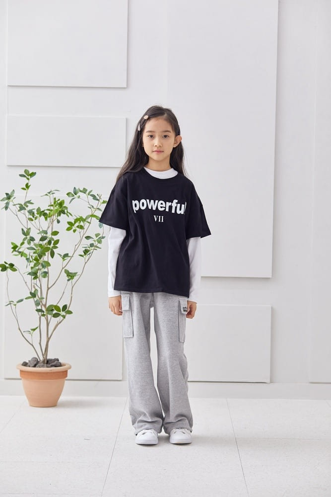 Dawon - Korean Children Fashion - #childofig - Powerful Short Sleeve Tee - 2