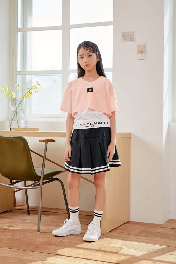 Dawon - Korean Children Fashion - #childrensboutique - Label Set Tee - 3