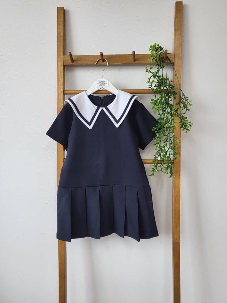Dawon - Korean Children Fashion - #designkidswear - Sailor One-Piece - 8