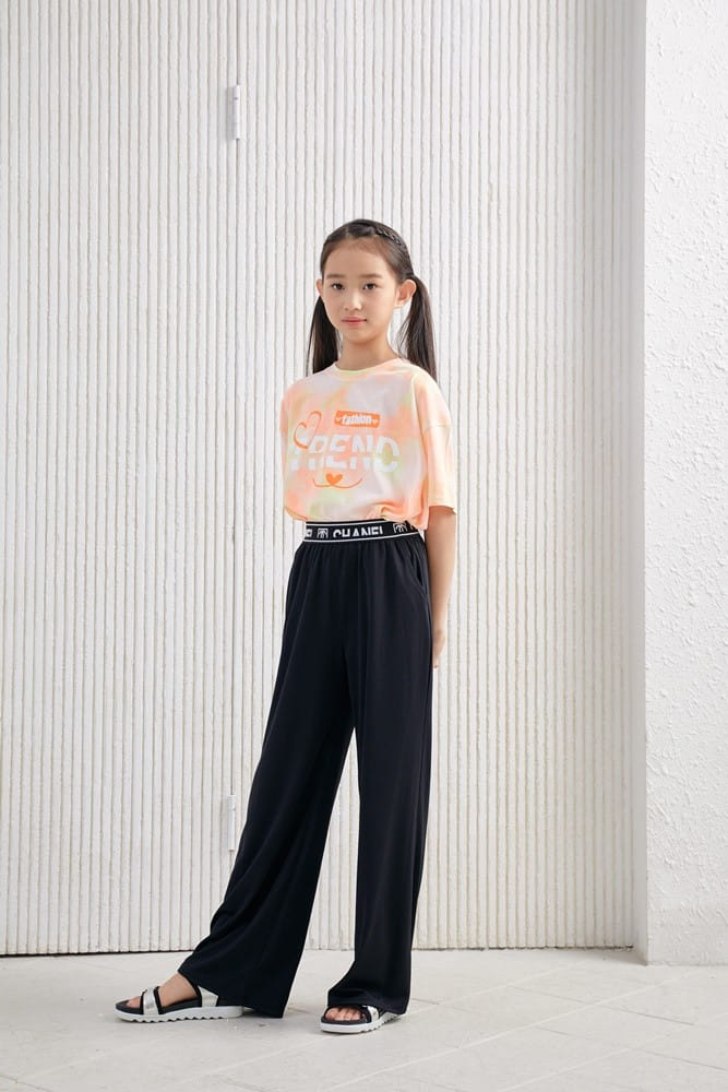 Dawon - Korean Children Fashion - #fashionkids - Band Wide Pants - 7