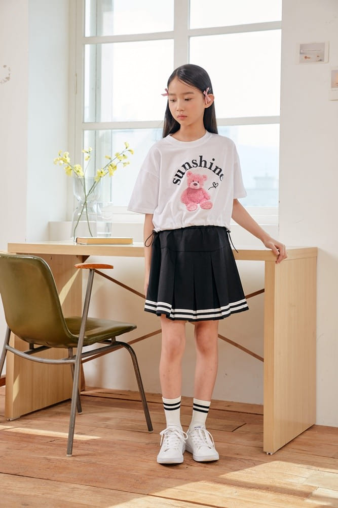 Dawon - Korean Children Fashion - #fashionkids - Bear String Tee