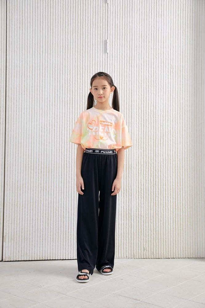 Dawon - Korean Children Fashion - #kidsstore - Band Wide Pants - 9