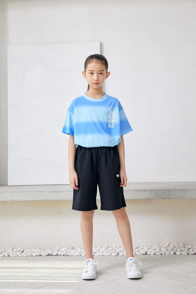 Dawon - Korean Children Fashion - #kidsstore - Gunbbang Wappen Shorts - 7