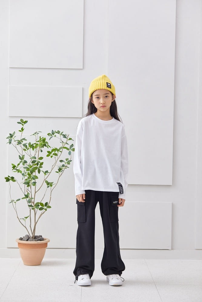 Dawon - Korean Children Fashion - #kidsstore - Basic Label Tee