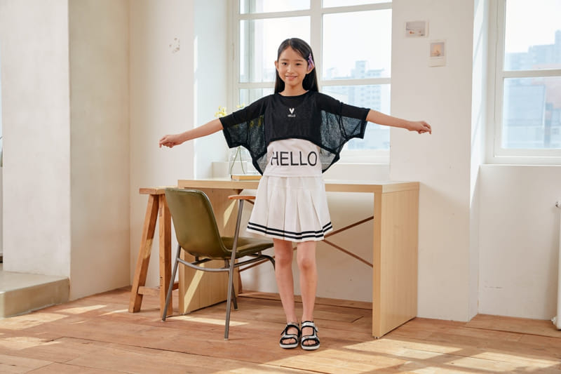 Dawon - Korean Children Fashion - #kidsstore - Hello Set Tee - 7