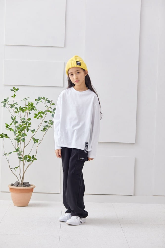 Dawon - Korean Children Fashion - #kidzfashiontrend - Basic Label Tee - 2