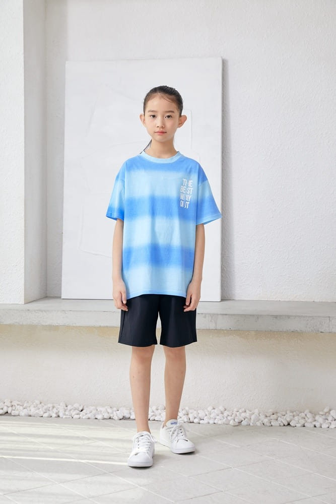 Dawon - Korean Children Fashion - #kidzfashiontrend - ST Water Paint Tee - 10