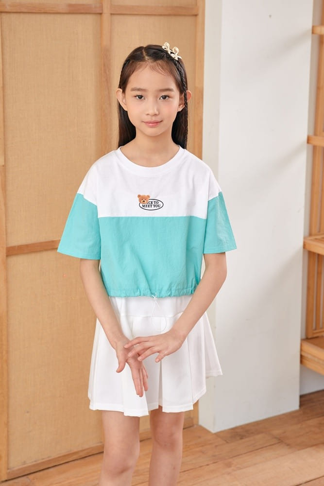 Dawon - Korean Children Fashion - #kidzfashiontrend - Color Bear Tee - 6