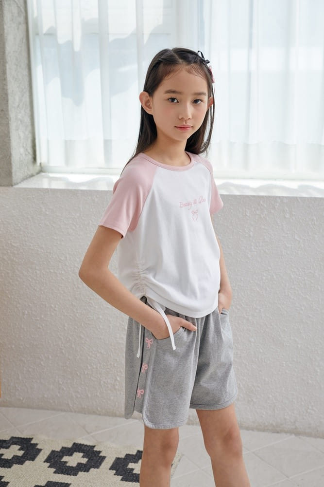 Dawon - Korean Children Fashion - #kidsstore - Ribbon Shorts - 4