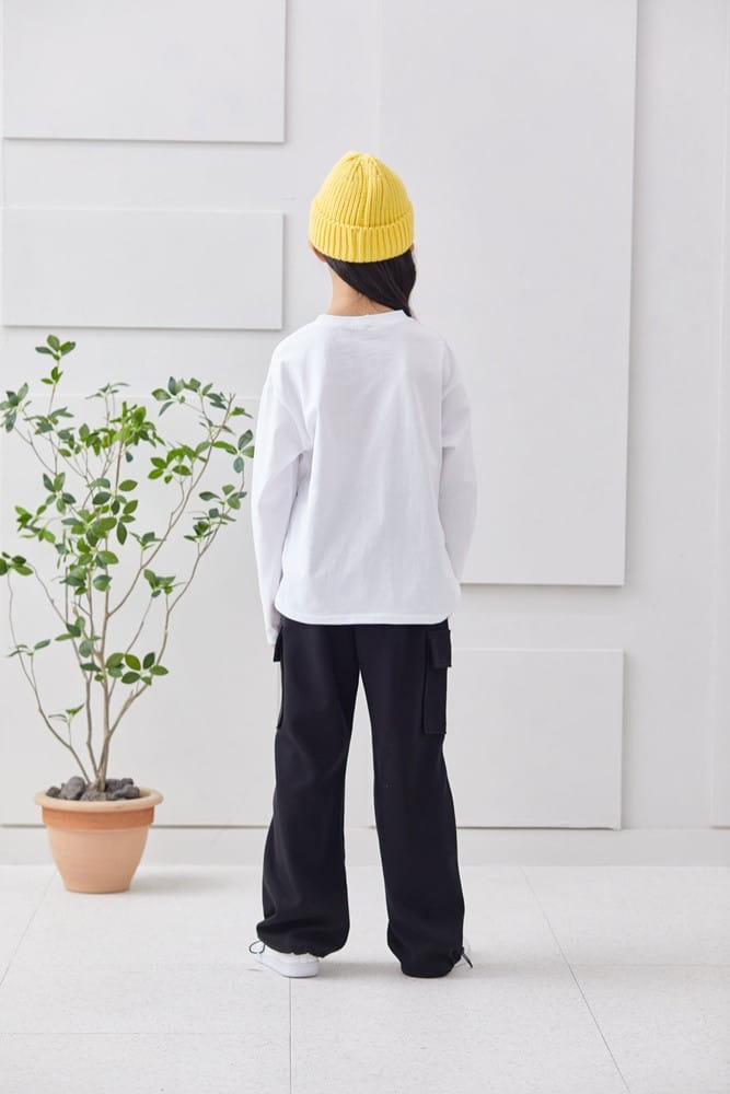 Dawon - Korean Children Fashion - #Kfashion4kids - Basic Label Tee - 4