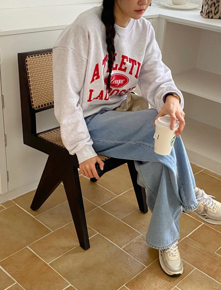 Diana - Korean Women Fashion - #momslook - Lacrosse Sweatshirt - 2