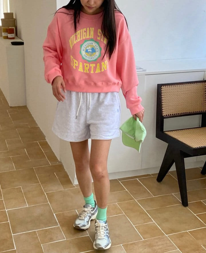 Diana - Korean Women Fashion - #momslook - Michigan Sweatshirt - 6