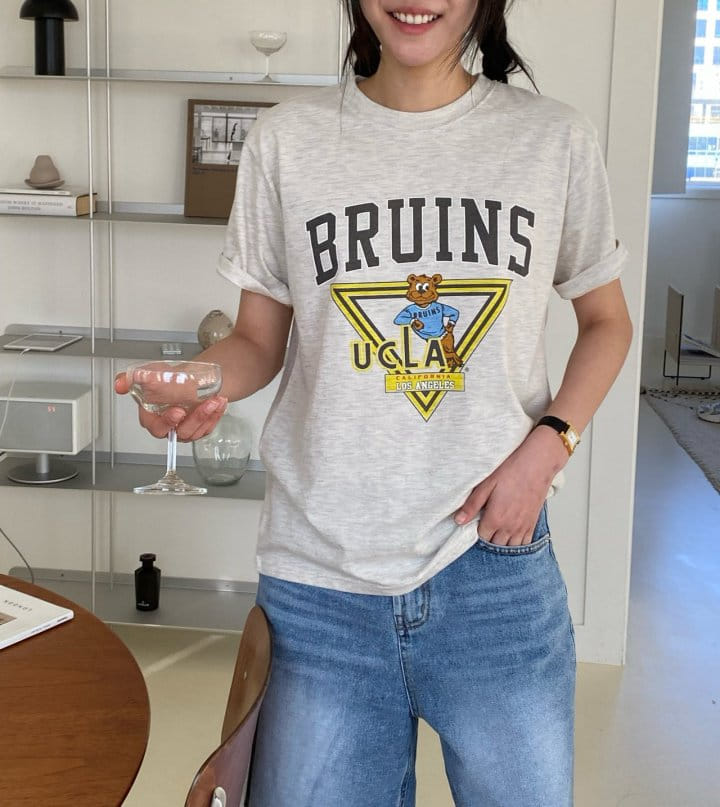 Diana - Korean Women Fashion - #momslook - Bruins Tee - 2