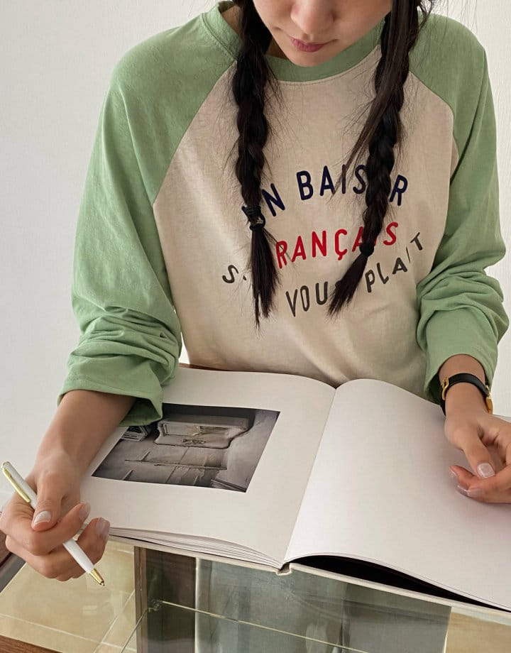 Diana - Korean Women Fashion - #shopsmall - French Raglan Tee - 6
