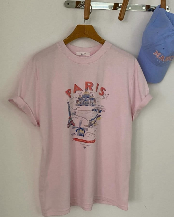Diana - Korean Women Fashion - #thelittlethings - Paris Tee