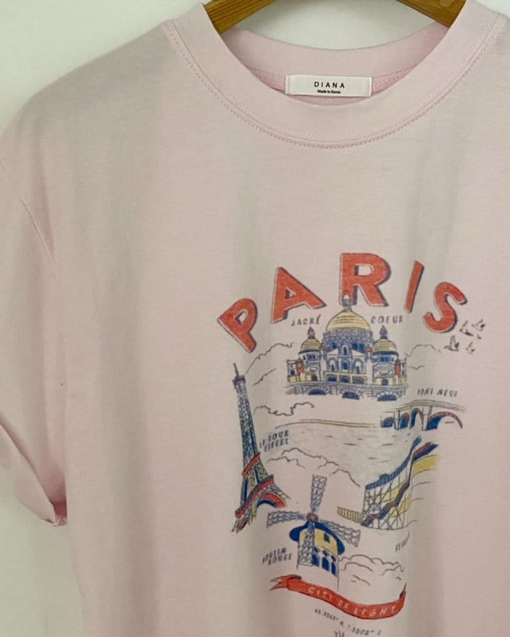 Diana - Korean Women Fashion - #womensfashion - Paris Tee - 3