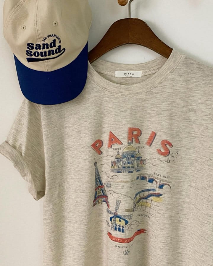 Diana - Korean Women Fashion - #womensfashion - Paris Tee - 5