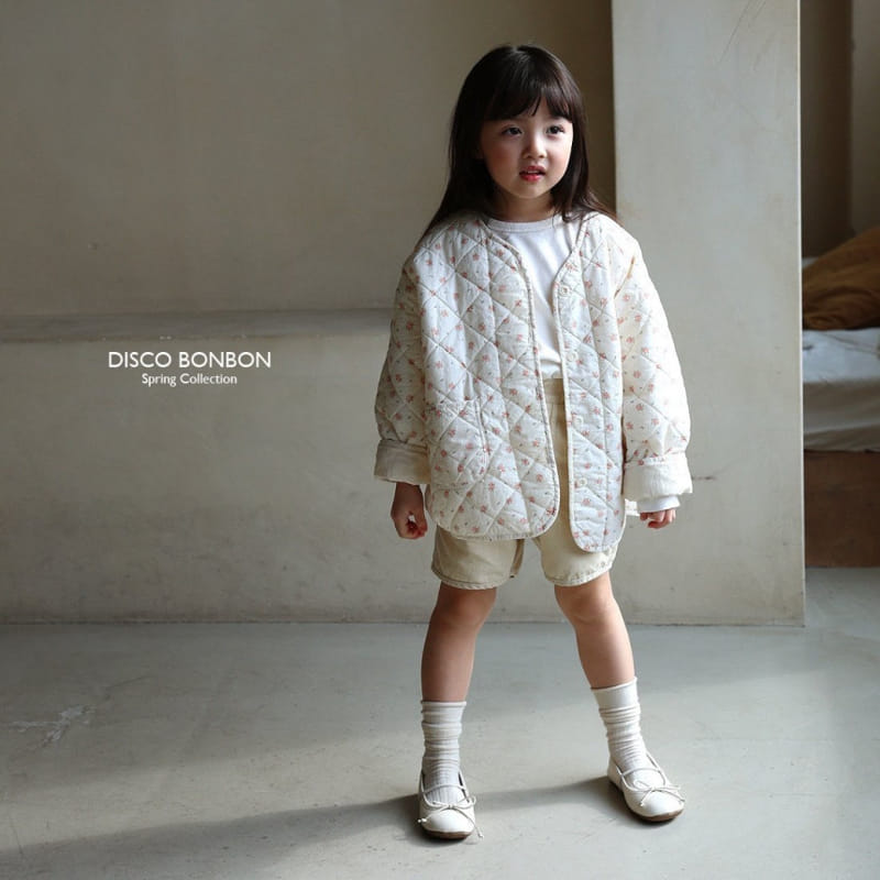 Disco Bonbon - Korean Children Fashion - #Kfashion4kids - Bon Bon Flower Quilted Jumper - 5