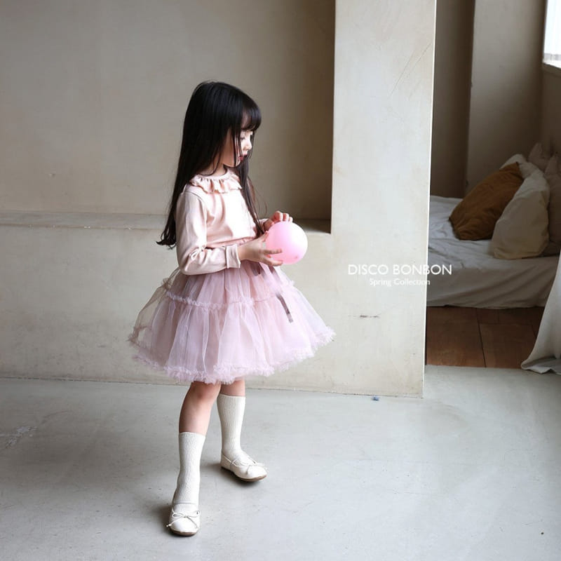 Disco Bonbon - Korean Children Fashion - #childofig - Bebe Frill Tee - 7