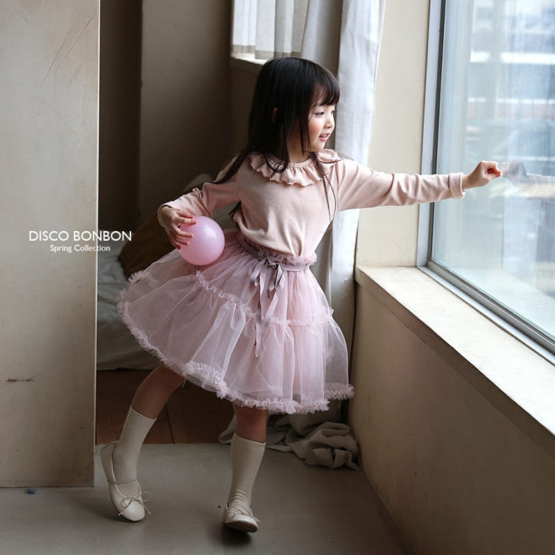 Disco Bonbon - Korean Children Fashion - #childofig - Bebe Frill Tee - 8
