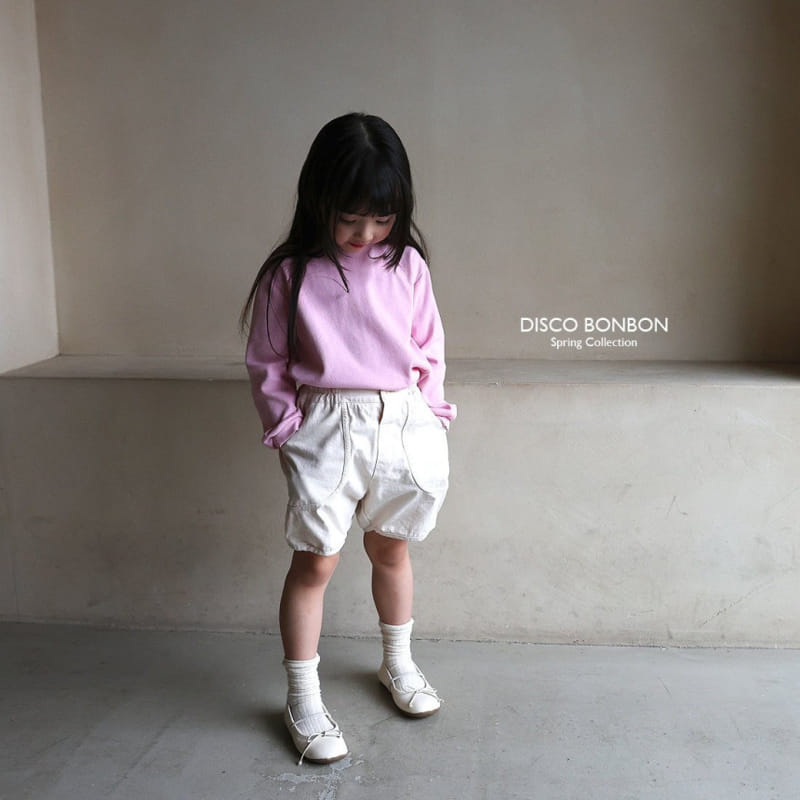 Disco Bonbon - Korean Children Fashion - #prettylittlegirls - Cheese Span Rib Tee - 4